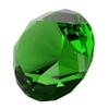 F-ber 40mm (1.6") Crystal Faceted Cut Glass Giant Diamond Paperweight Wedding Favor Home Decor (Green) view 1