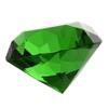 F-ber 40mm (1.6") Crystal Faceted Cut Glass Giant Diamond Paperweight Wedding Favor Home Decor (Green) view 2
