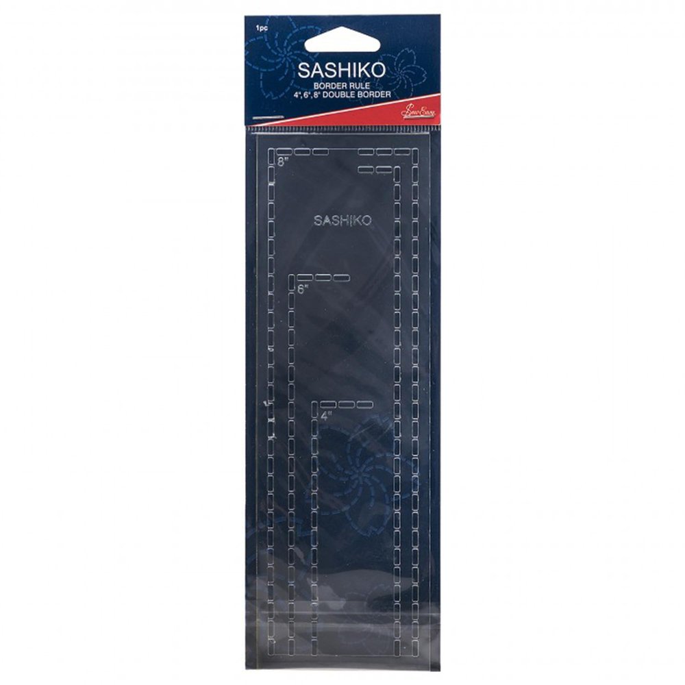 Sew Easy - Sashiko 4" 6" 8" Embroidery Ruler