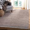 SAFAVIEH Boston Collection 4' x 6' Brown BOS686T Handmade Flatweave Cotton Area Rug view 1