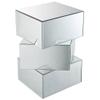 Acme Meria 20" Square Mirrored End Table view 1