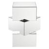 Acme Meria 20" Square Mirrored End Table view 4