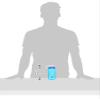 Captain Stag UE-3386 Water Bottle, Sports Bottle, 19.4 fl oz (550 ml), Direct Drinking, Rice Marking, 3.5 Cups, Blue view 3