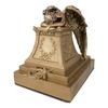 Angelo Triste Polyresin Memorial Urn for Adults - Extra Large - Holds Up to 200 Cubic Inches of Ashes - Golden Bronze Cremation Urn for Ashes view 1