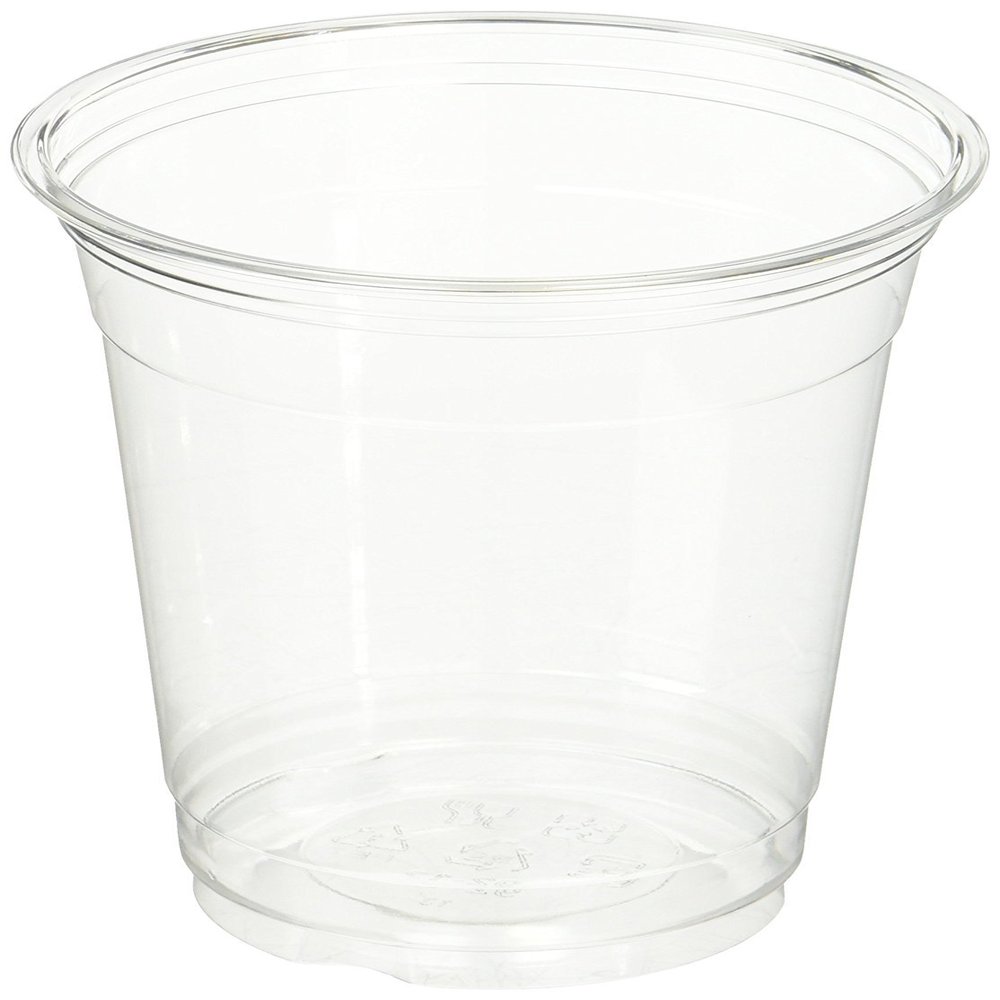 Niche Plus COLD Disposable PET Plastic Cups, Clear, 10.1 fl oz (300 ml), Pack of 50