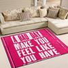 My Little Nest Area Rug Inspiring Quote Lightweight Non-Slip Soft Mat 4' x 5'3, Memory Sponge Indoor Outdoor Decor Carpet for Living Dining Room Bedroom Office Kitchen view 2
