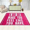 My Little Nest Area Rug Inspiring Quote Lightweight Non-Slip Soft Mat 4' x 5'3, Memory Sponge Indoor Outdoor Decor Carpet for Living Dining Room Bedroom Office Kitchen view 3