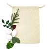 10x12 inch 100% Cotton Reusable Produce Muslin Bags - 100 Multipurpose bags view 1