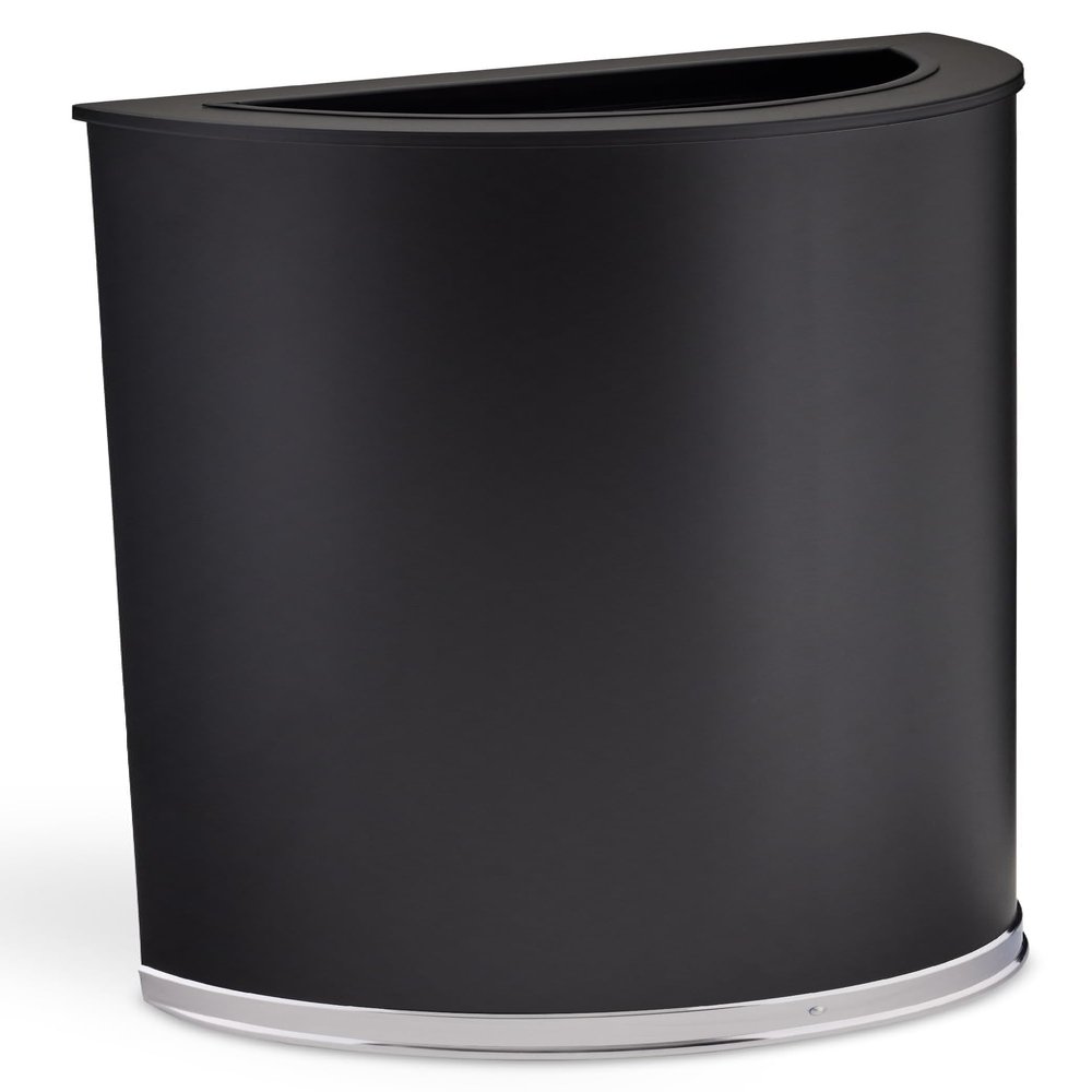 Scranton & Co Half Round Receptacle in Black