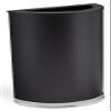 Scranton & Co Half Round Receptacle in Black view 1