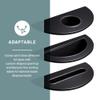Scranton & Co Half Round Receptacle in Black view 2