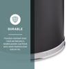 Scranton & Co Half Round Receptacle in Black view 3