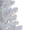 3' Pre-lit White Iridescent Pine Artificial Christmas Tree - Multi Lights view 3