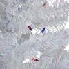 3' Pre-lit White Iridescent Pine Artificial Christmas Tree - Multi Lights view 4