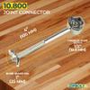 Zipbolt 10.800 Countertop Miter Connector 10 Piece Joint Fastener Drawbolt Pack with 5mm Hex Bit for Joining Countertops, Butcher Blocks, Furniture, and More - Single-Handed Tightening view 2
