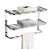 LUANT 30 Inch Bathroom Shelf 3-Tier Wall Mounting Rack with Towel Bars, Extra Long view 1