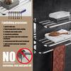LUANT 30 Inch Bathroom Shelf 3-Tier Wall Mounting Rack with Towel Bars, Extra Long view 4