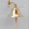 Brass Ship Bell Polished Nautical, Heavy Duty Brass Maritime Duty Watch Ships Bell by The Metal Magician view 1