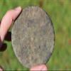 Antique Middle Eastern Bactrian Bronze Mirror with 2 Snakes, 200 BC-100 AD view 4