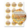 Raw Honey Farm Kitchen Personalized Name Home Business Round Mason Jar Labels (Label-12, 120 Labels on 10 Sheets) view 1