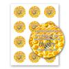 Raw Honey Farm Kitchen Personalized Name Home Business Round Mason Jar Labels (Label-07, 240 Labels on 20 Sheets) view 2