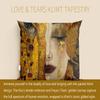 Hoooottle Custom Luxury Funny Colorful The Kiss by Gustav Klimt Queen Pillowcase Rectangle Zippered One Side Printed 20x30 Inches Throw Pillow Case Cushion Cover view 2