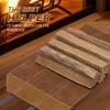 Canvas Firewood Log Carrier Bag, Waxed Durable Wood Tote of Fireplace Stove Accessories, Extra Large Hay Hauling with Handles for Outdoor Camping-Rust view 4
