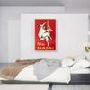 ARTCANVAS Pates Baroni 1921 Canvas Art Print Stretched Framed Painting Picture Poster Giclee Wall Decor by Leonetto Cappiello - 40" x 26" (0.75" Deep) view 2