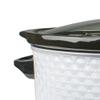 Brentwood Select 7 Quart Slow Cooker in White view 3