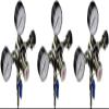 Kegco KC LH-542 Premium Pro Series Dual Gauge Co2 Draft Beer Regulator, Chrome (Pack of 3) view 1