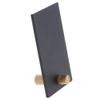 HUBERT Wooden Peg Sign Matte Black Plastic - 3" L x 4" H, 3 per Set view 2