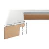 Craig Frames 26447 Bauhaus 125 Picture Frame, 11" x 14", Brushed Silver view 4