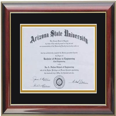 3art Diploma Frame 8x10 Customizable RC