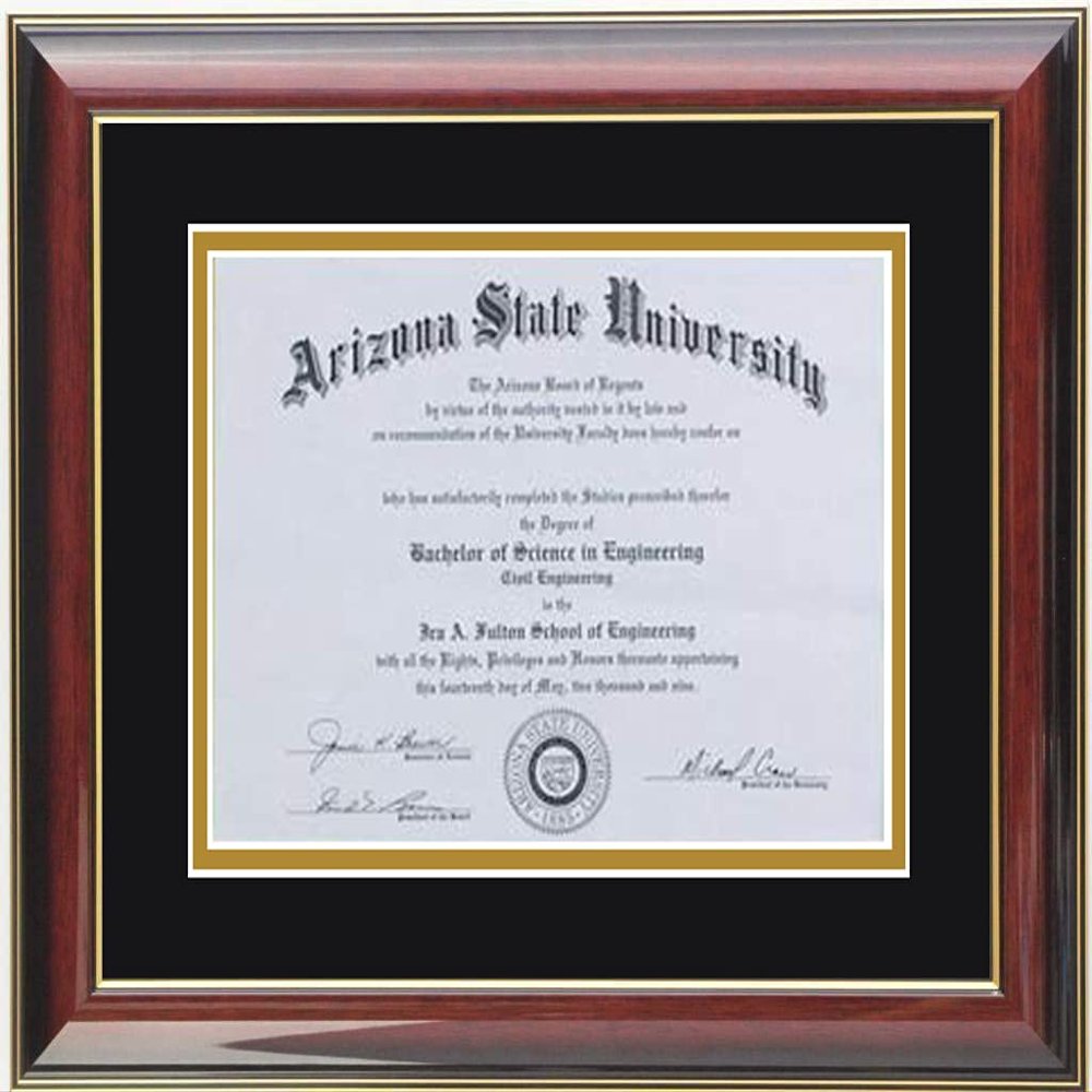 3art Diploma Frame 8x10 Customizable RC
