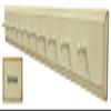 Sawdust City Wooden Wall Coat Pegs - 5' Long (Old Cream) view 1
