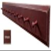 Sawdust City Wooden Wall Coat Pegs - 5' Long (Old Burgundy) view 1