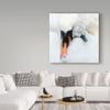 Trademark Fine Art 1X05118-C1818GG A Mothers Love Swans by Jacky Parker, 18x18, Multicolor view 3