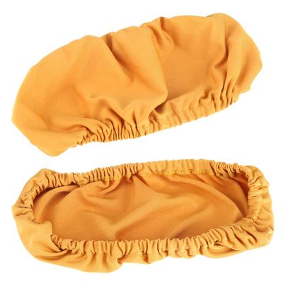 Fdit 1 Pair Removable Elastic Chair Armrest Covers, Universal Office Armchair Protector with Soft Touch Stretchable Polyester Covers (Gold)