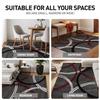 Rugshop Modern Wavy Circles Design Non-Shedding Area Rug, Carpet for Living Room, Dining Room, or Bedroom, Red, 7'10" x 10'2" view 3