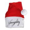 Beistle Plush Naughty and Nice Santa Hat view 2