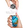 Trupoint Memorials Small Urns for Human Ashes Keepsake, Camouflage and Hunters Decorative Mini Cremation Urn for Adult Men & Women, Set of 4, Blue view 3