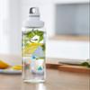 Emsa 518308 Transparent Plastic Water Bottle 6.8 x 6.9 x 28 cm Triangle Blue view 4