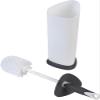 Clorox Covered Toilet Brush and Caddy with Splash Guard & Non-Skid Base, 2-Piece, White view 2