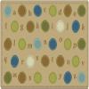 Carpets for Kids 39758 KIDSoft Alphabet Dots Literacy Seating Rug 8ft x 12ft Rectangle Brown view 1