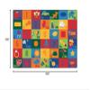 Carpets for Kids 6734 Seating Literacy Classroom Kids Room Rug 8ft 4in x 13ft 4in Rectangle Multi Color view 2