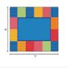 Carpets for Kids 1954 Kidsoft Pattern Blocks Playroom Nursery Rug 4ft x 6ft Rectangle Multi Color view 2