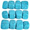 mookaitedecor 1lb Tumbled Stones Polished Crystals Healing, Reiki, Chakra & Wicca,Blue Howlite Turquoise view 1