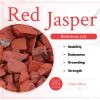 mookaitedecor 1lb Tumbled Stones Polished Crystals Healing, Reiki, Chakra & Wicca,Red Jasper view 3