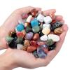 mookaitedecor 1lb Tumbled Stones Polished Crystals Healing, Reiki, Chakra & Wicca,Tiger's Eye view 3