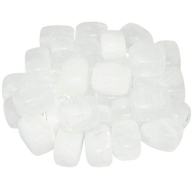 mookaitedecor 1lb Tumbled Stones Polished Crystals Healing, Reiki, Chakra & Wicca,Rock Quartz